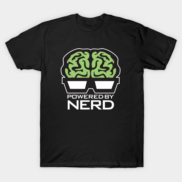 Powered By NERD T-Shirt by Jruiz05